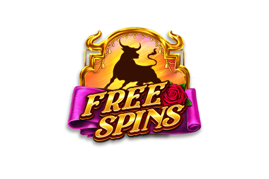 สัญลักษณ์ Free Spins Bulls Run Wild