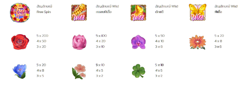 Butterfly Blossom รีวิว สัญลักษณ์