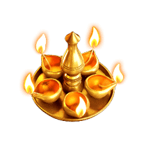 GaneshaGold Diya