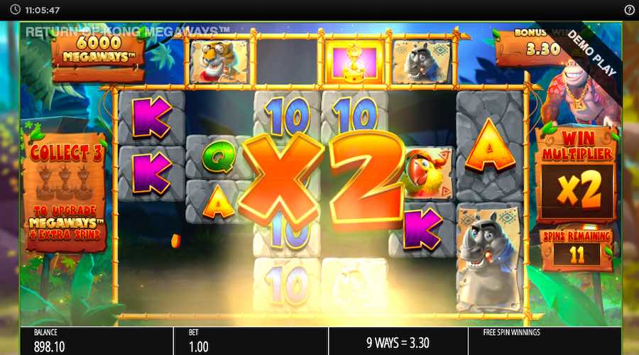 return of kong megaways thailand unlimited multiplier