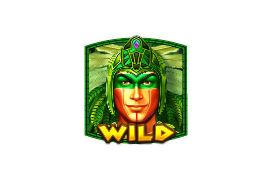 สัญลักษณ์ Wild Aztec King MEGAWAY