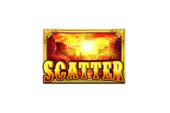 สัญลักษณ์ Scatter Wild West Gold