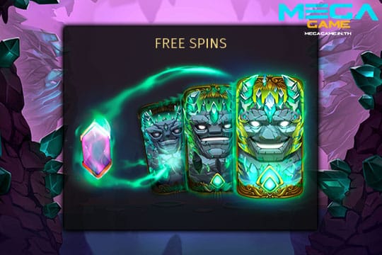 ฟีเจอร์ Free Spins Crystal Golem