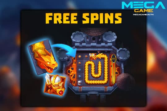 ฟีเจอร์ Free Spins Snake Arena