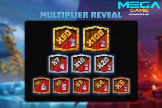 ฟีเจอร์ Multiplier Reveal