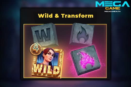 ฟีเจอร์ Wild & Transform