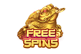 สัญลักษณ์ Free Spins Golden Toad