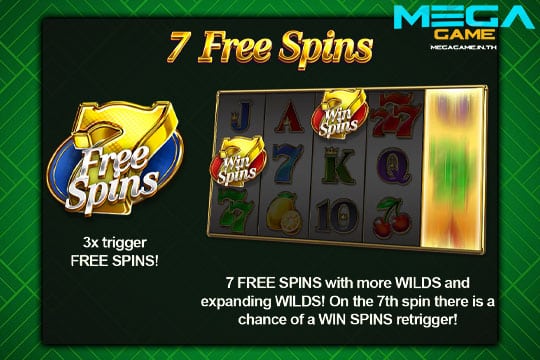 ฟีเจอร์ 7 Free Spins