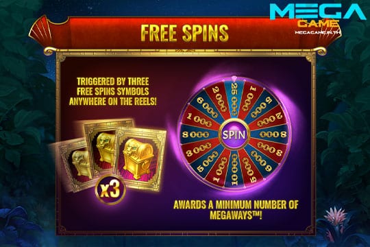 ฟีเจอร์ Free Spins Amazon Island