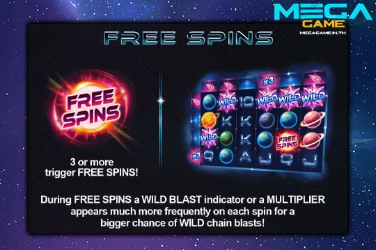 ฟีเจอร์ Free Spins Giga Blast